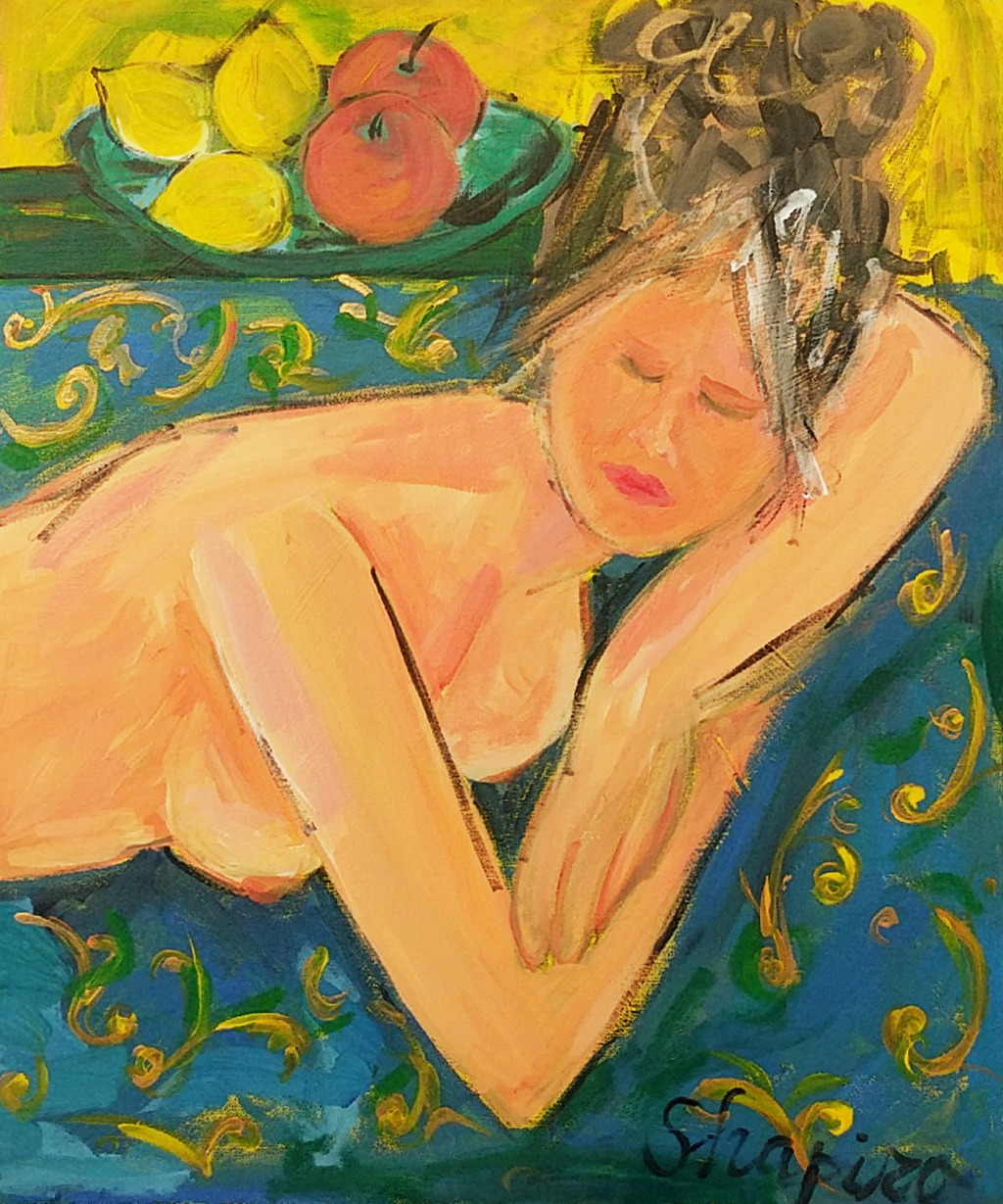 17a. Sleeping lady blue